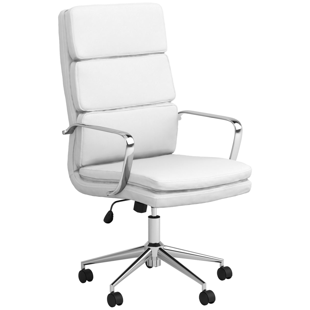 Office Chair - Ximena High Back Upholstered Office Chair White