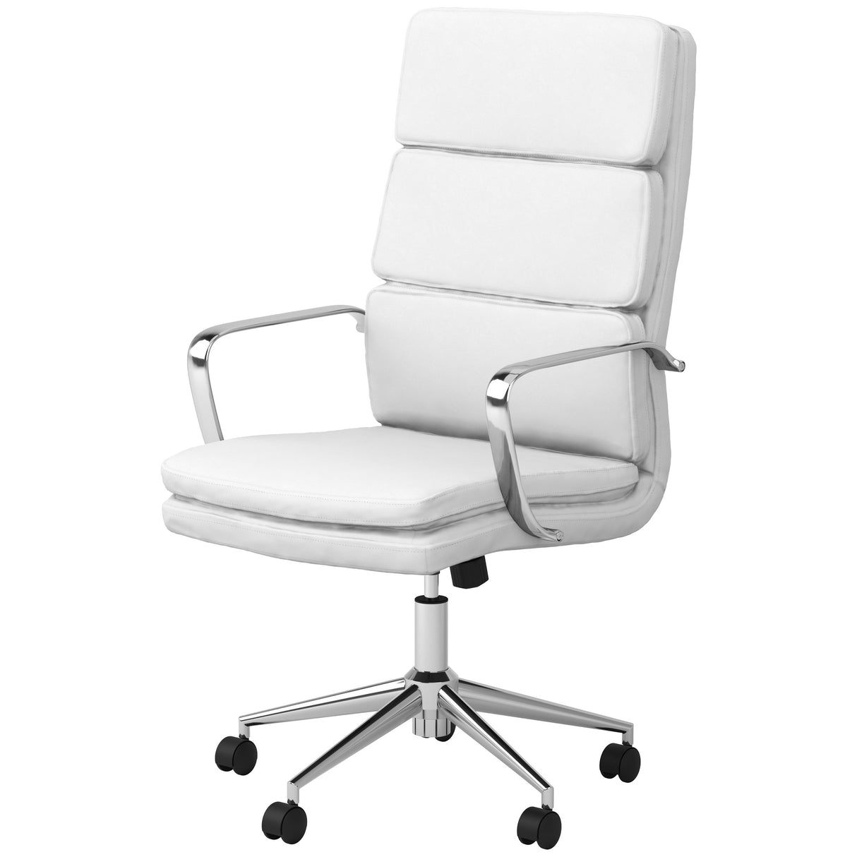 Office Chair - Ximena High Back Upholstered Office Chair White