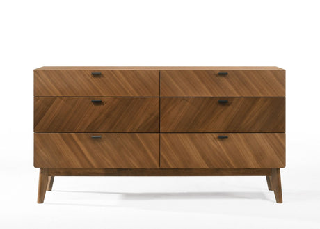 Kamela -Modern Walnut EK Bedroom Set