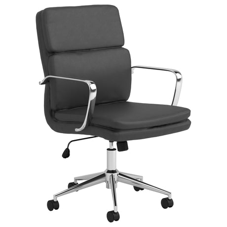 Office Chair - Ximena Standard Back Upholstered Office Chair Black