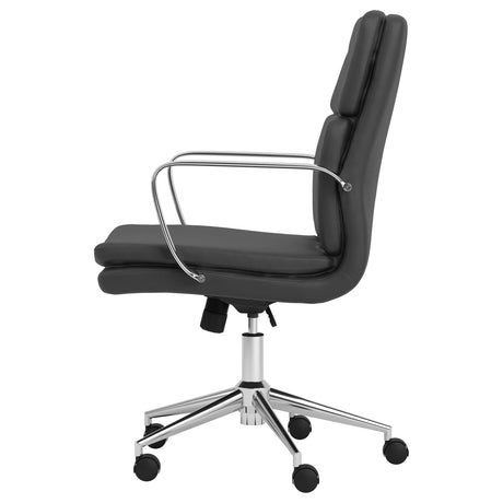 Office Chair - Ximena Standard Back Upholstered Office Chair Black