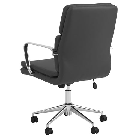 Office Chair - Ximena Standard Back Upholstered Office Chair Black