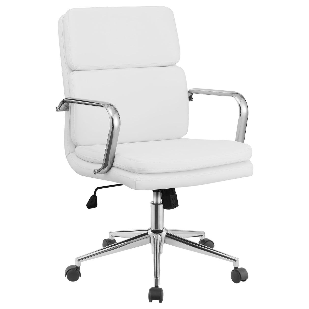 Office Chair - Ximena Standard Back Upholstered Office Chair White