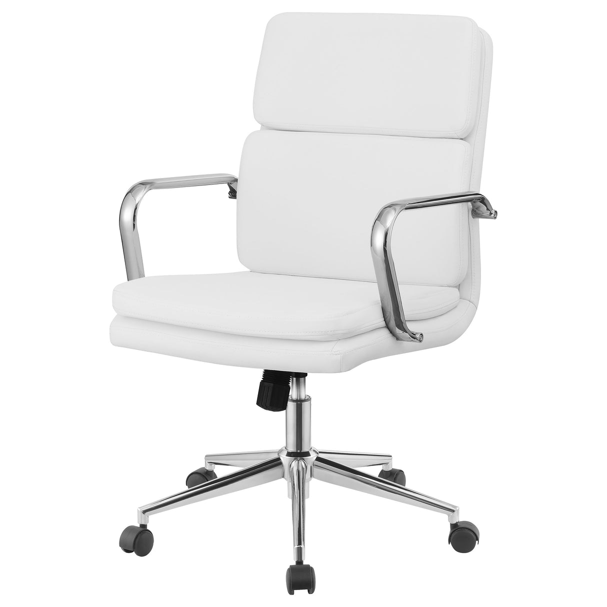 Office Chair - Ximena Standard Back Upholstered Office Chair White