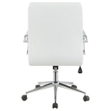 Office Chair - Ximena Standard Back Upholstered Office Chair White