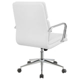 Office Chair - Ximena Standard Back Upholstered Office Chair White