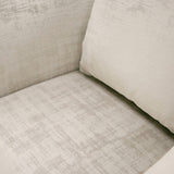 Modrest Forbis - Contemporary Grey Fabric Accent Chair