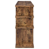 Console Bookcase - Santos 3-tier Bookcase Antique Nutmeg