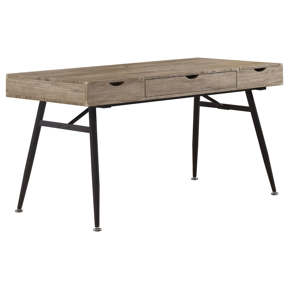 Writing Desk - Rafael 1-drawer Writing Desk Rustic Driftwood