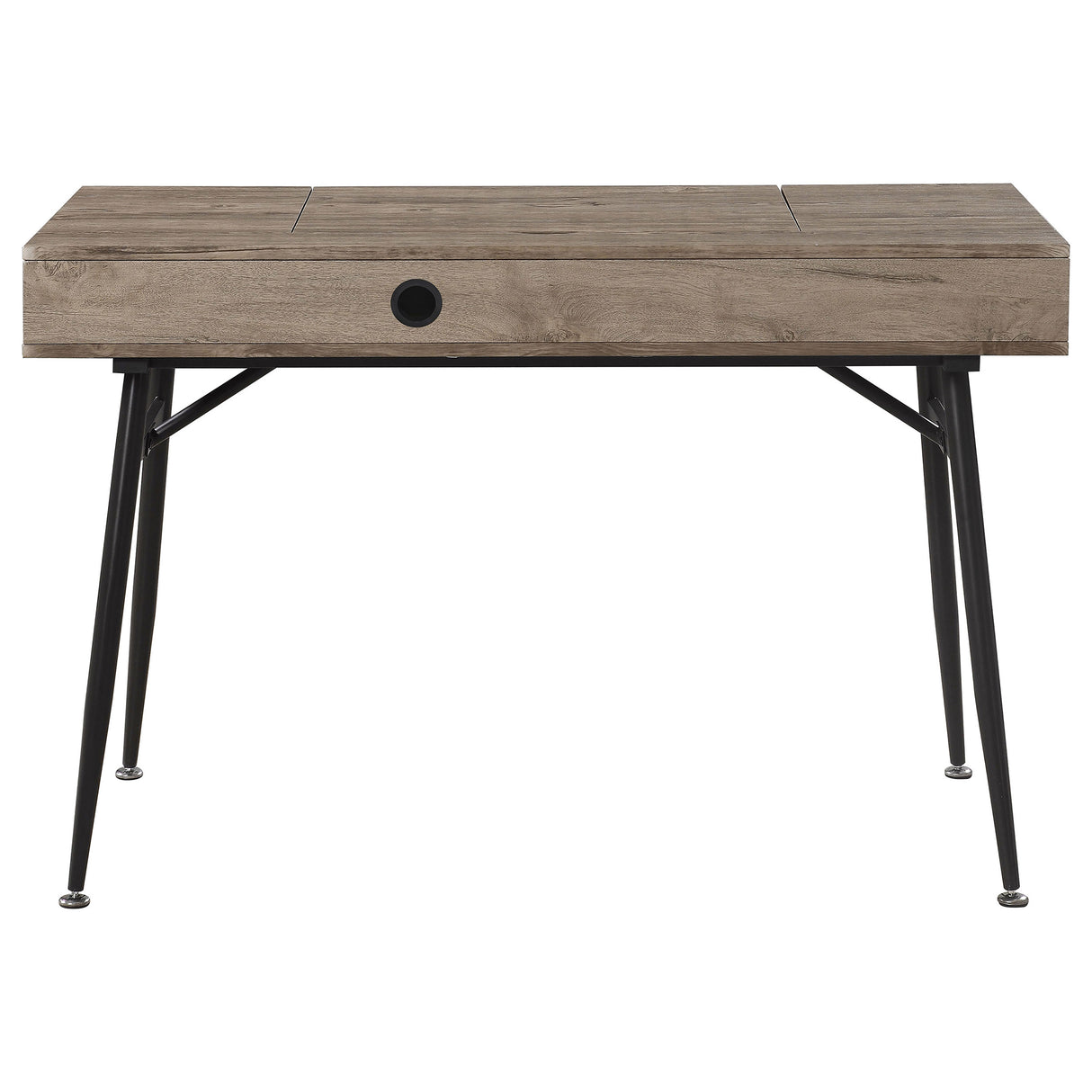 Writing Desk - Rafael 1-drawer Writing Desk Rustic Driftwood