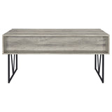 Analiese 4 - drawer Writing Desk Grey Driftwood | Coaster | Home Elegance USA