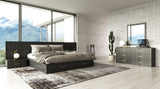 Manchester- Contemporary Dark Grey Q Bedroom Set