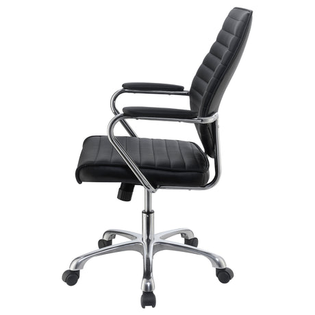 Office Chair - Chase High Back Office Chair Black and Chrome