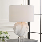 Saylor White Table Lamp by Uttermost - View 2