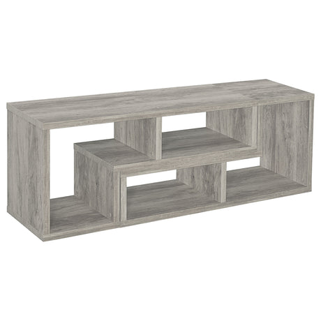 Bookcase / Tv Stand - Velma Convertable Bookcase and TV Console Grey Driftwood