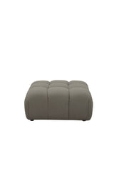 Divani Casa Juniper - Modern Grey Fabric Ottoman | Home Elegance USA