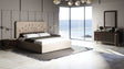 Moontide Glam Beige Velvet Bedroom Set with Brushed Brass – VIG Furniture - sold by Home Elegance USA