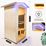 Single person spruce far infrared sauna hair - Home Elegance USA