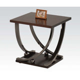 Acme - Isiah End Table 80357 Black Nickel Finish