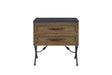 2 Drawer Nightstand - Almond
