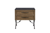2 Drawer Nightstand - Almond