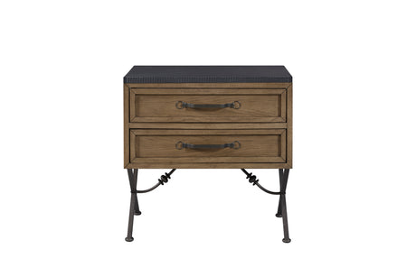 2 Drawer Nightstand - Almond