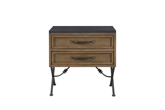 2 Drawer Nightstand - Almond