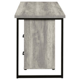 L-Shape Desk - Hertford L-shape Office Desk with Storage Grey Driftwood