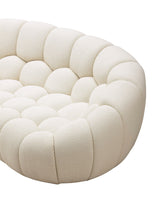 Divani Casa Yolonda - Modern Curved Off-White Fabric Sofa Set - Home Elegance USA