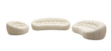 Divani Casa Yolonda - Modern Curved Off-White Fabric Sofa Set - Home Elegance USA