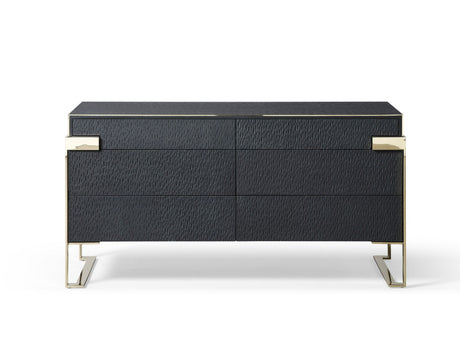 Athena & Rothsay Modern Grey Fabric & Wenge King Bedroom Set – VIG Furniture - sold by Home Elegance USA