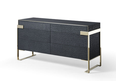 Athena & Rothsay Modern Grey Fabric & Wenge King Bedroom Set – VIG Furniture - sold by Home Elegance USA