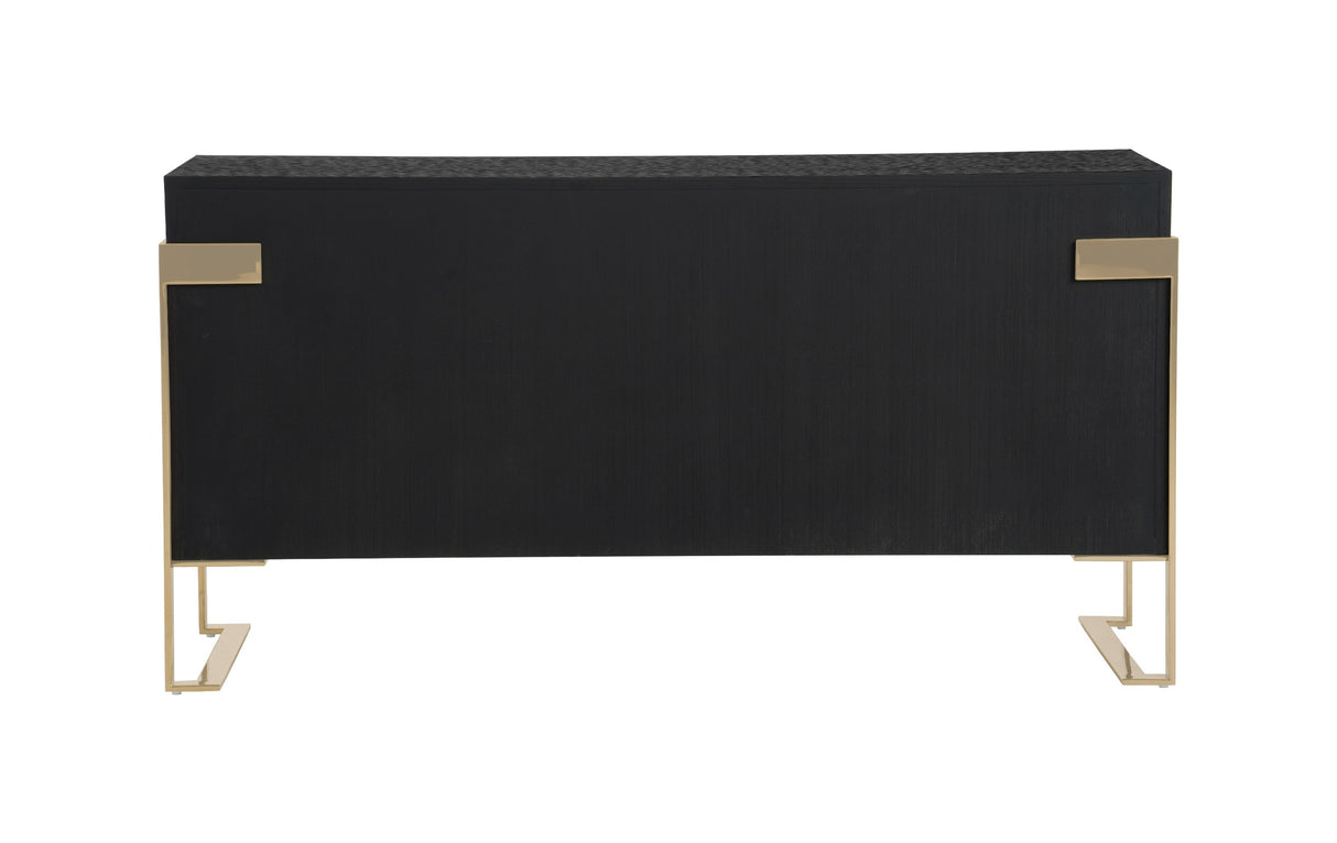 Rothsay - Modern Wenge + Gold Dresser - View Image 1