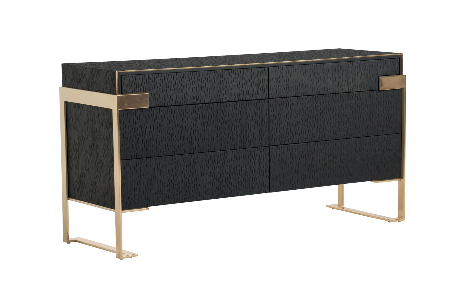 Rothsay - Modern Wenge + Gold Dresser - View Image 1