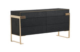 Rothsay - Modern Wenge + Gold Dresser - View Image 1