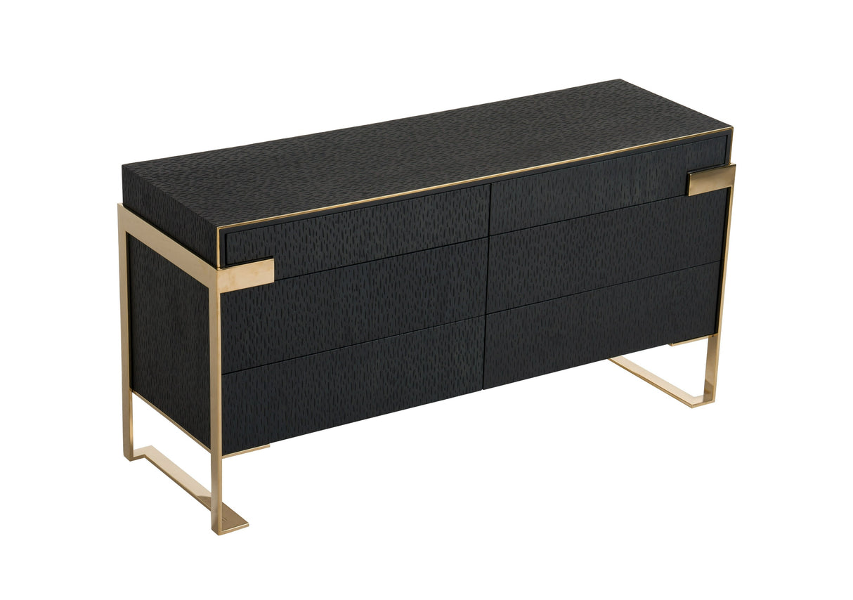 Rothsay - Modern Wenge + Gold Dresser - View Image 1