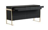Rothsay - Modern Wenge + Gold Dresser - View Image 1