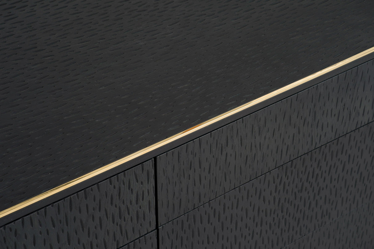 Rothsay - Modern Wenge + Gold Dresser - View Image 1