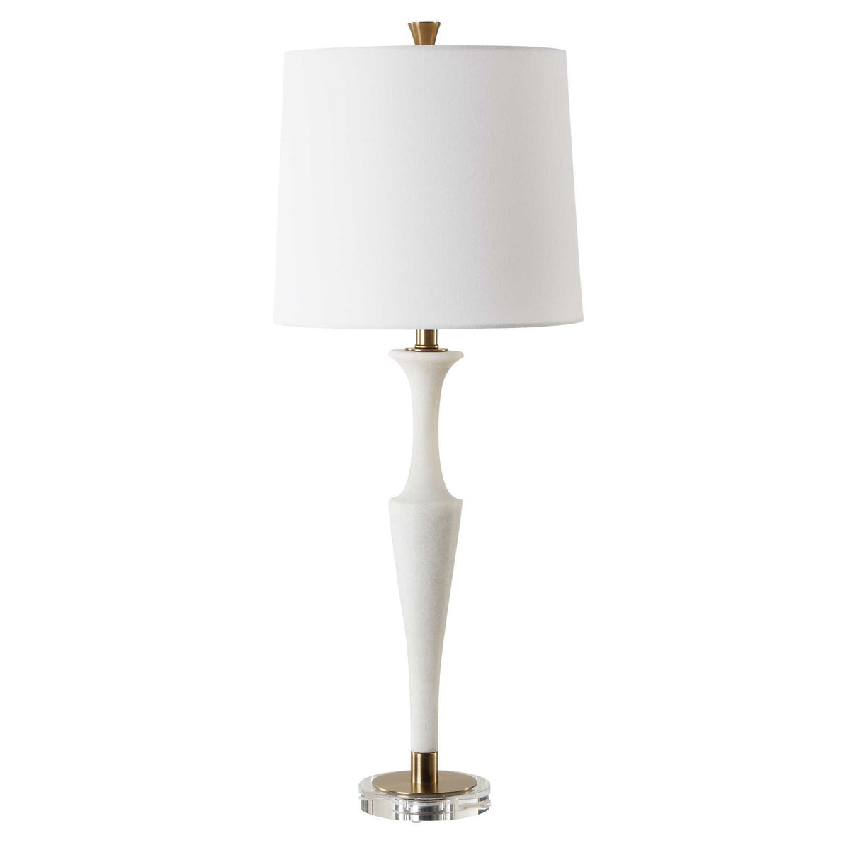 Colette White Stone Table Lamp by Uttermost - View 4