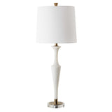 Colette White Stone Table Lamp by Uttermost - View 4
