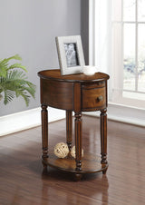 Acme - Peniel Accent Table 80506 Dark Oak Finish