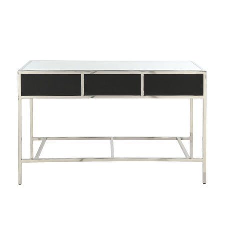 Acme - Weigela Sofa Table 80558 Mirrored & Chrome Finish