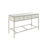 Acme - Weigela Sofa Table 80558 Mirrored & Chrome Finish