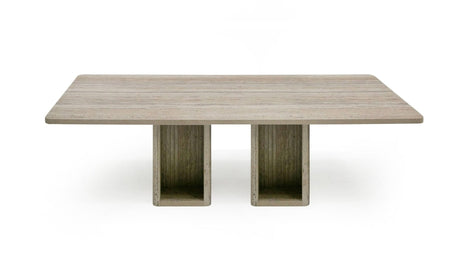 Nova Domus Roma - Modern Travertine Rectangular Dining Table