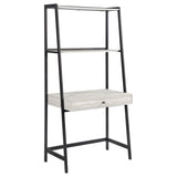 3 Pc Desk Set - Pinckard 3 - piece Ladder Desk Set Grey Stone and Black | Coaster | Home Elegance USA