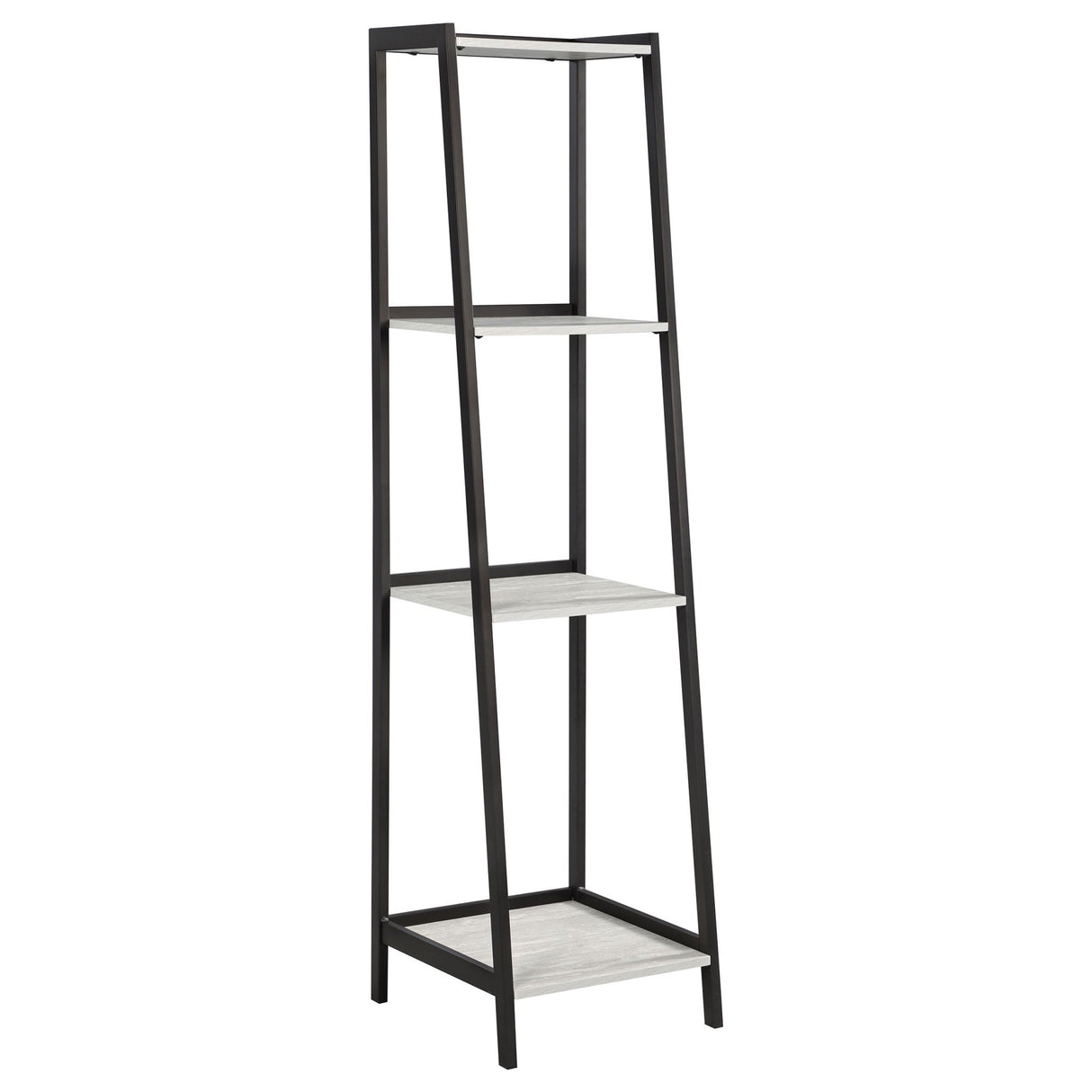 3 Pc Desk Set - Pinckard 3 - piece Ladder Desk Set Grey Stone and Black - 805801 - S3 - image - 5