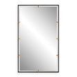 Egon Rectangular Mirror - Black / Silver by Uttermost - View 1