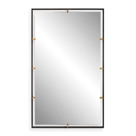 Egon Rectangular Mirror - Black / Silver by Uttermost - View 1