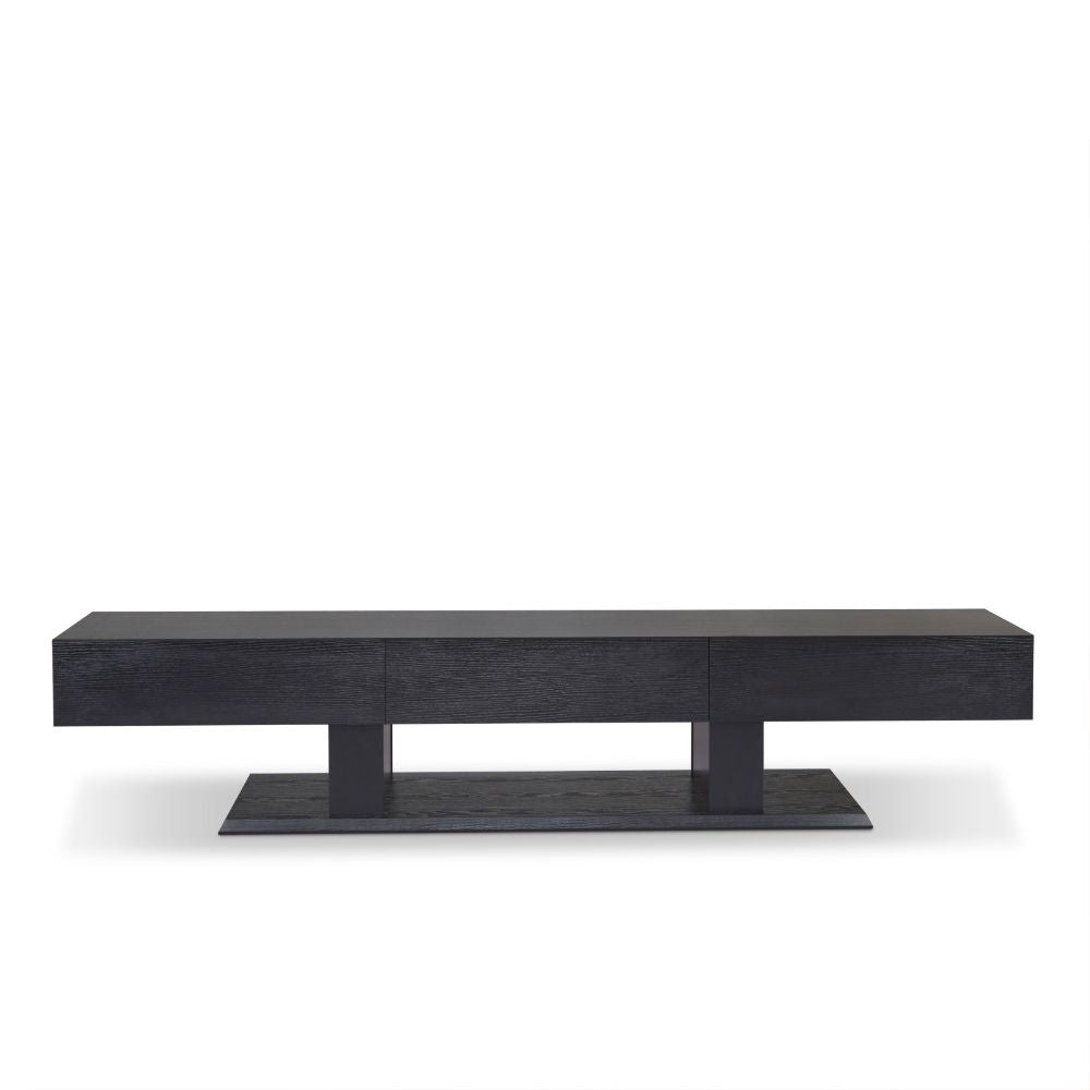 Acme - Follian Tv Stand 80635 Black Finish