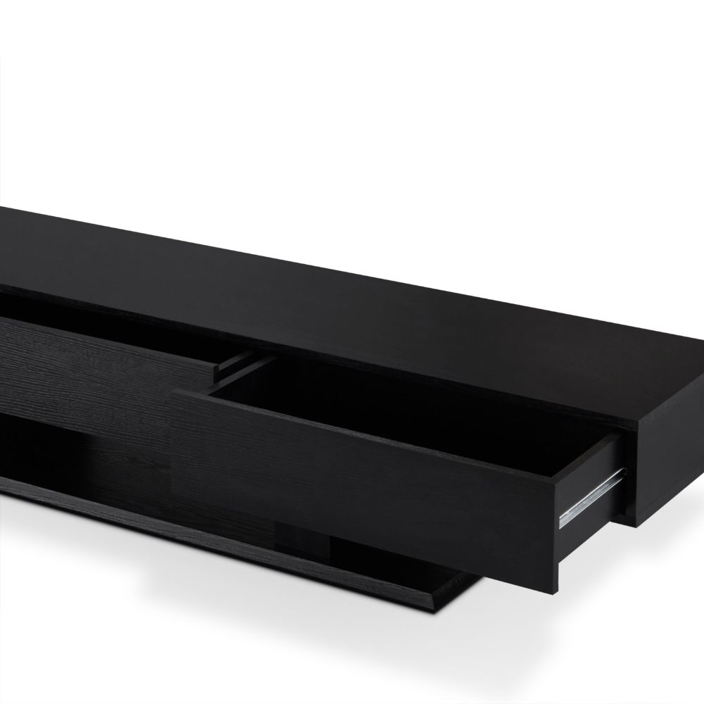 Acme - Follian Tv Stand 80635 Black Finish